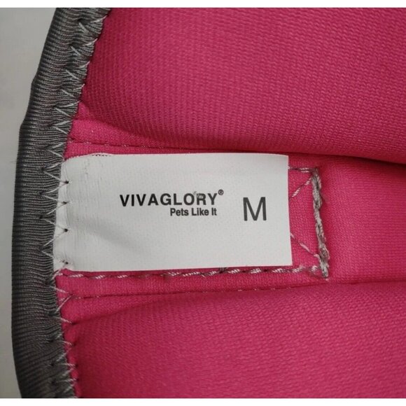 Vivaglory Dog Flotation Vest High Visibility Hot Pink Harness Reflective Medium - Picture 8 of 8